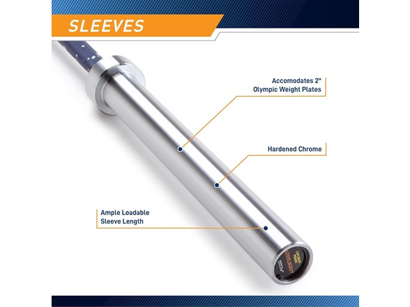 SteelBody Standard 20kg/45lb Olympic Barbell