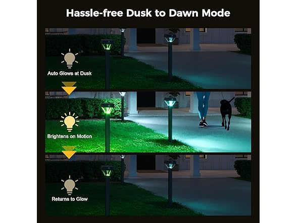 (6 Pack) XMCOSY+ Smart Solar Lights