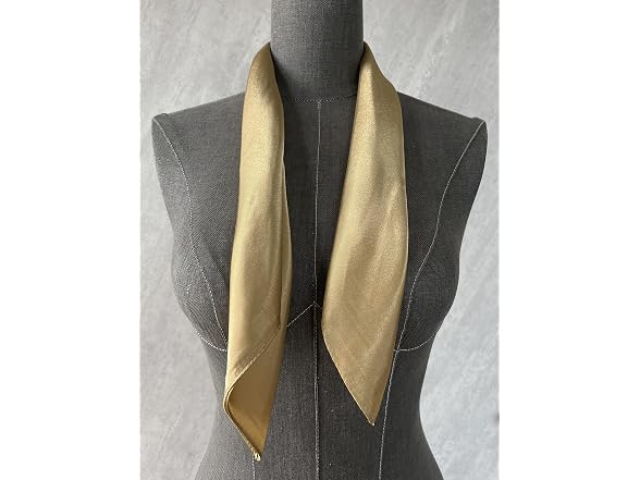 Nania (23.6'') Silk Square Scarf Pure Neckerchief