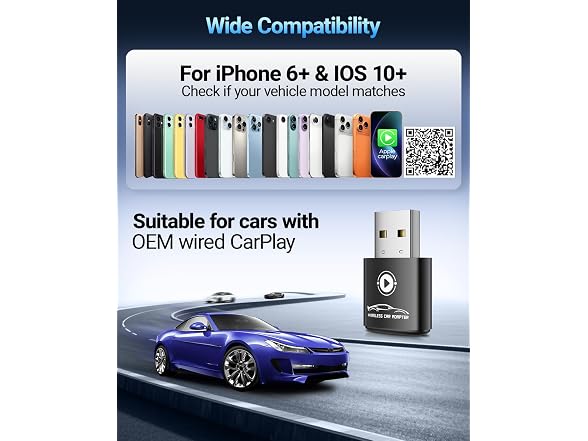 vnilrgle Wireless CarPlay Adapter