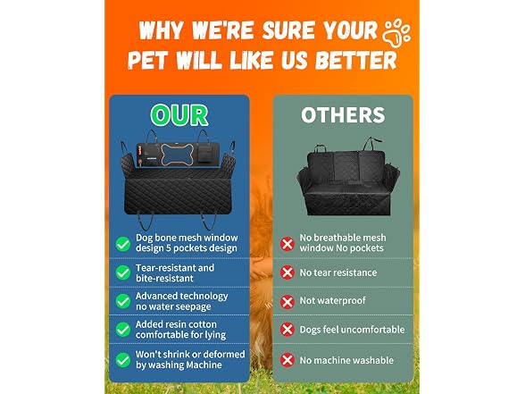 Truck & SUV Dog Back Seat Cover