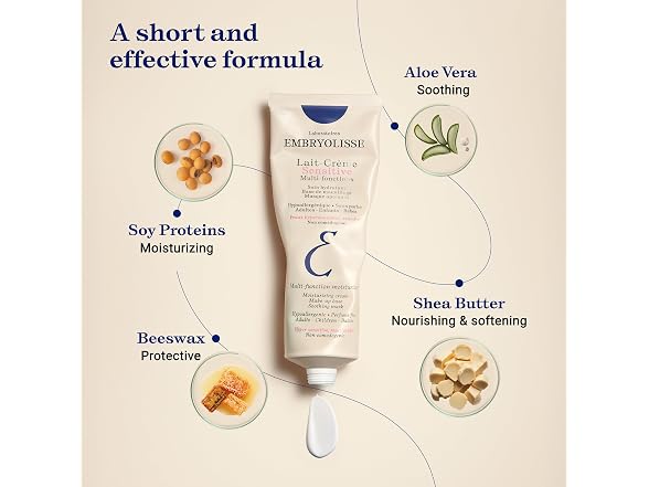 Lait-Creme Sensitive, 3.38 oz