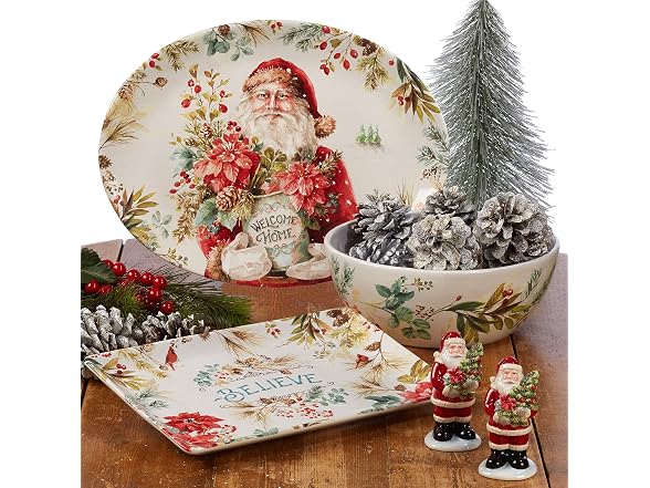 Certified International Christmas Story Ice Cream Bowl