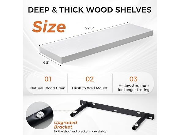 Fun Memories W2185 floating shelves1