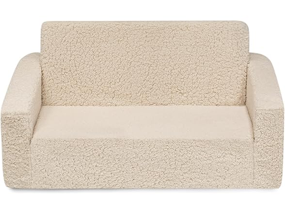 Delta Children Cozee Flip-Out Sherpa 2-in-1 Sofa