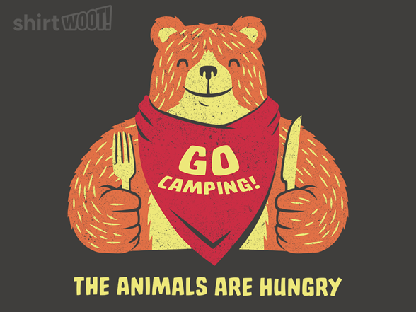Go Camping! The Animals Are Hungry