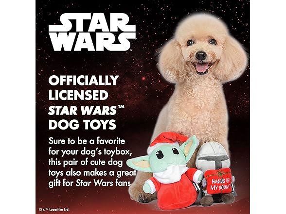 STAR WARS for Pets 6" Holiday 2Pc Set