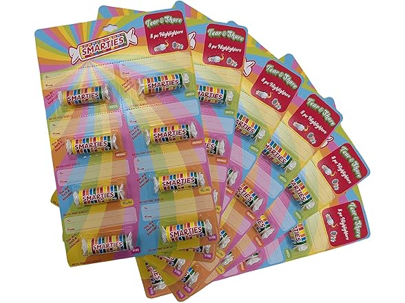 Smarties Tear and Share 48 Pack No Bleed Highlighters