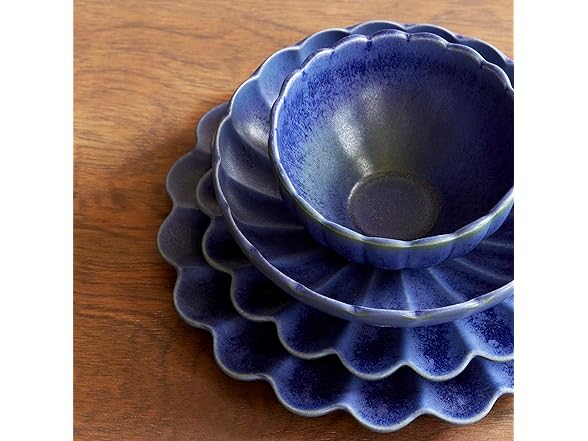 LEMIEUX ET CIE Dhalia 4-Piece Salad Plate Set