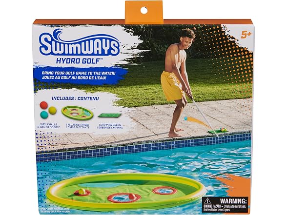 SwimWays Hydro Golf Inflatable Putting Set Pool Toys 