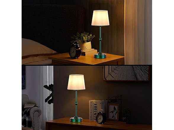 RORIA Set of 2 LED Cordless Table Lamps
