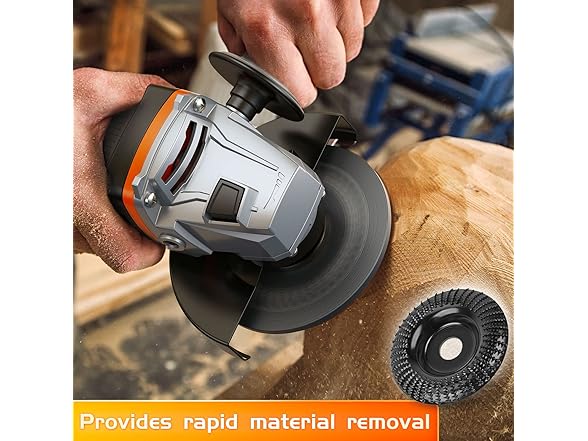 blekoo BLEKOO 4 Silver Angle Grinder Wood Car