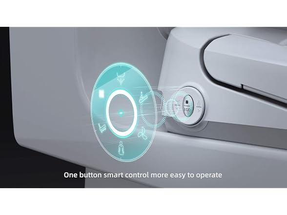 Smart Toilet Bidet Euroto Luxury Elongated for Bathroom Bowls