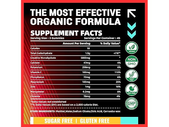 PURESTVITS Creatine Monohydrate Gummies