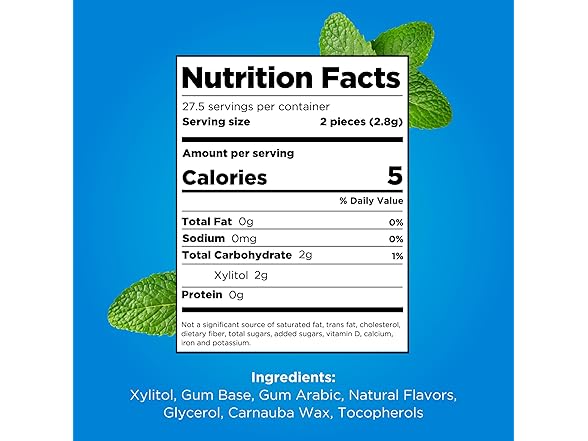 PUR Peppermint Gum 55ct