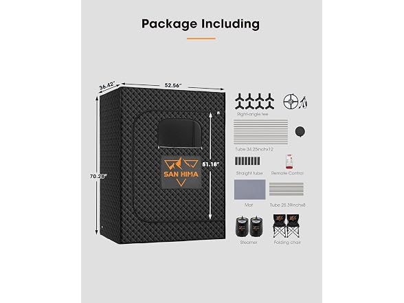 SAN HIMA 2 Portable Sauna for Home