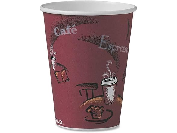 Solo 12 oz Paper Hot Cup, 300 Pack