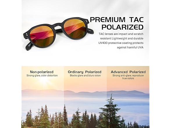 AEANU 2-Pack Polarized Sunglasses PURPLE/PINK