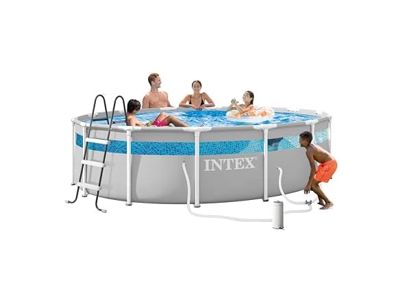 INTEX Prism Frame Clearview Premium Above Ground Pool Set