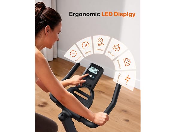 MERACH S38 Black Magnetic Exercise Bike