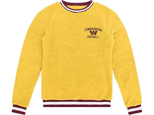WASHINGTON COMMANDERS Sherpa Crewneck Sweater (Large)