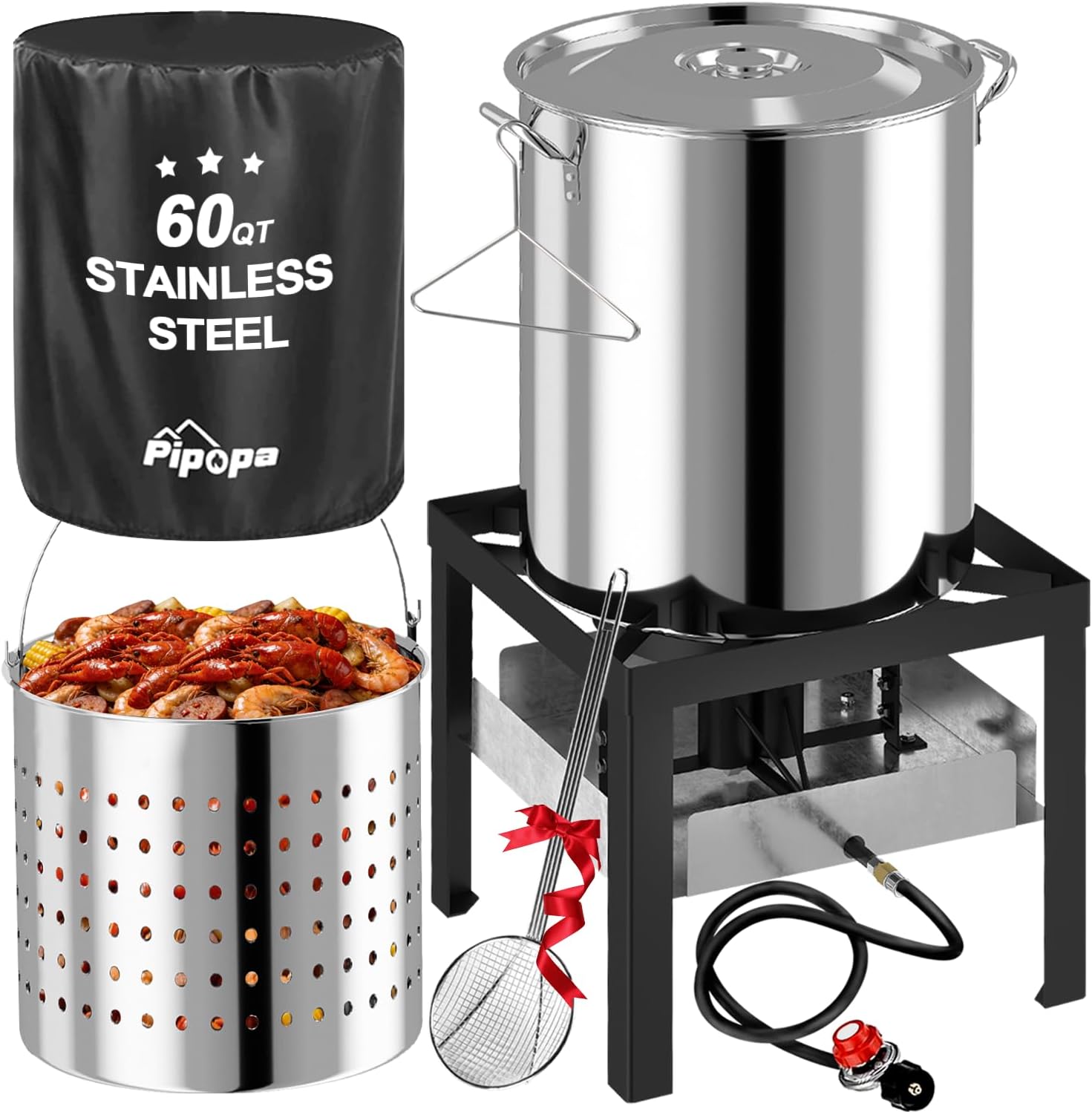 Stainless Steel Crawfish Boiler | Seafood Boiling Kit - Gallery 13