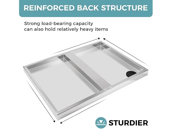YWTSCH Stainless Microwave Wall Shelf