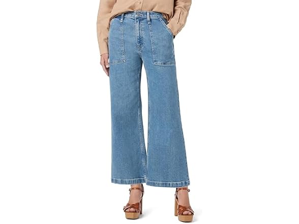 HUDSON Women's Jodie High Rise Loose Fit Wide Leg Jean