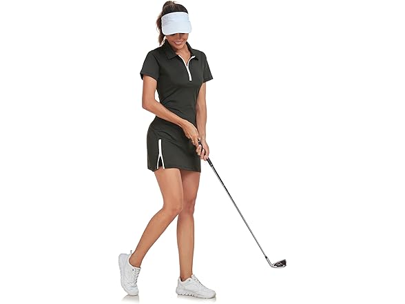 GGOV Womens Two Piece Tennis Golf Dress