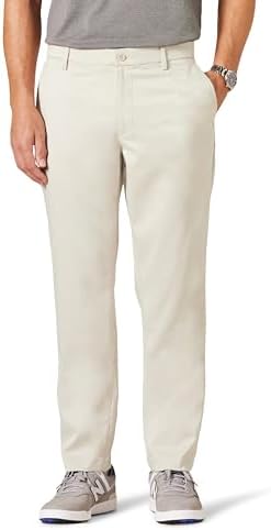 Amazon Essentials Men's Athletic-fit Stretch Golf Pants (Available in Big & Tall), Stone, 60W x 30L