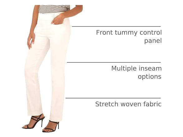 Rekucci Women (10) Ease Into Comfort Pull-On Pant