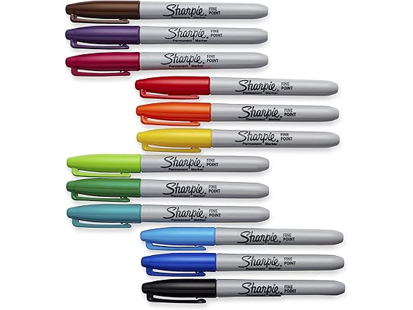 Sharpie Color Burst Permanent Markers, F