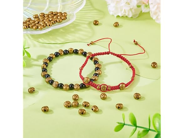 Craftdady 50pcs Antique Bronze Buddha Head Loose Beads