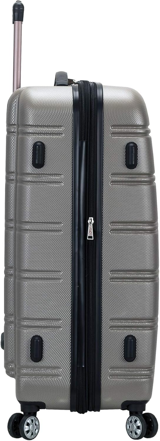 Rockland Melbourne Hardside Expandable Luggage Set, Silver - Gallery 9
