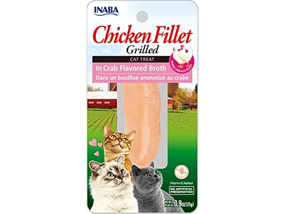 48PK INABA 0.9 oz Grilled Chicken Cat Treat (Your Choice)