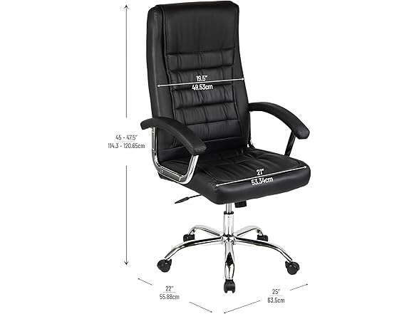 Mind Reader Executive Office Chair with Headrest