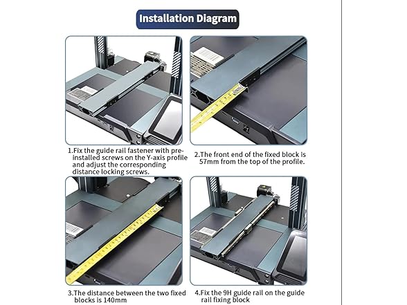3DTOOLS Upgrade Dual Y-axis Linear Rail