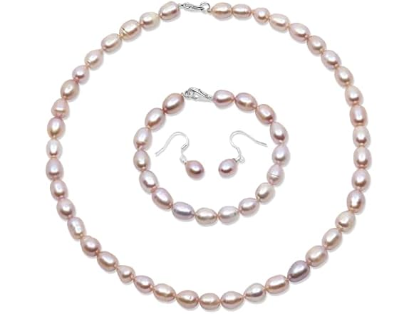 KK LifeStyle Freshwater – Lavender Pearls Set