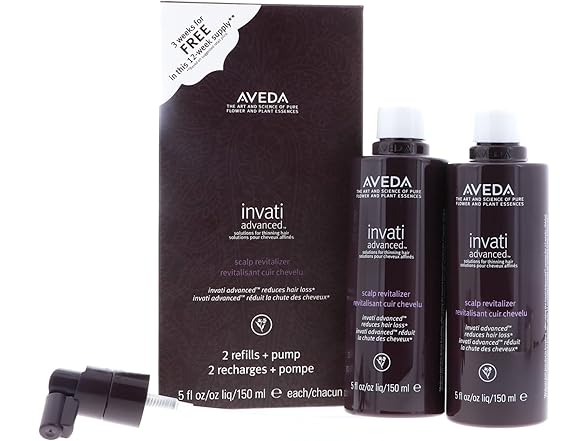 Aveda Invati Advanced Scalp Revitalizer Duo Pack Total of 10 oz