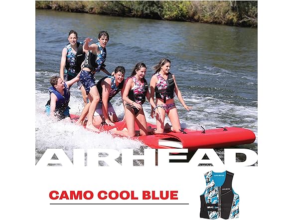 Airhead Men's CAMO COOL Kwik-Dry Life Jacket (XL)