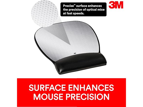 3M Precise Mouse Pad with Gel Wrist Rest