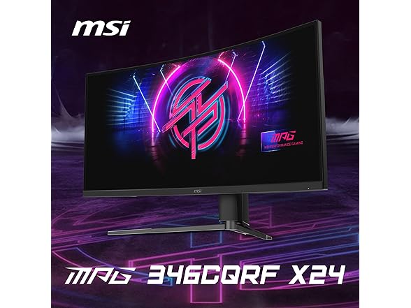 MSI 34" UWQHD Curved Monitor | MPG 346CQRF X24
