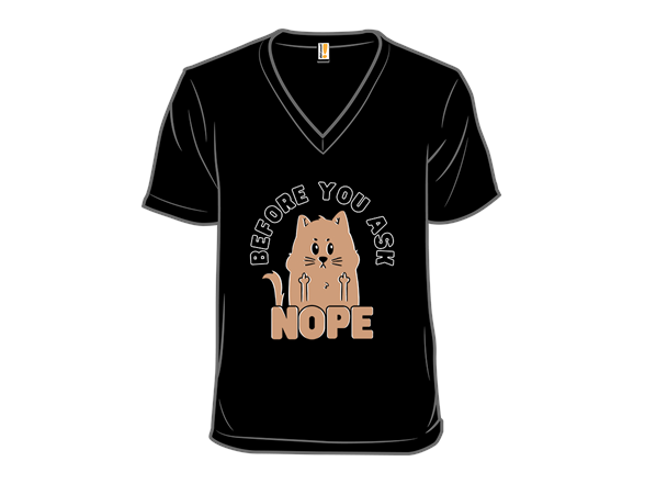 Before You Ask, Nope!