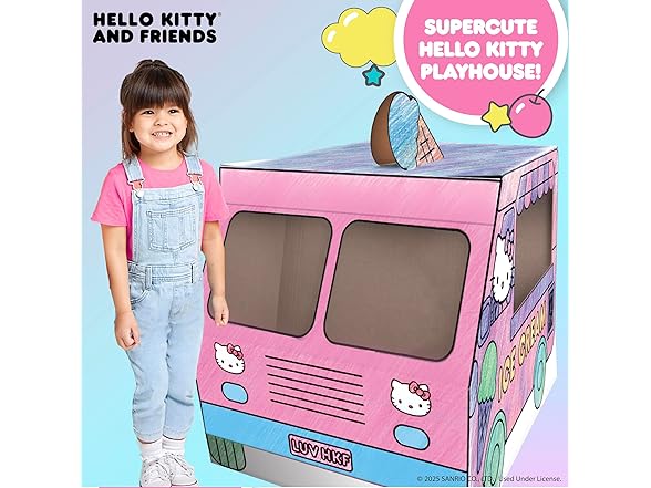 Hello Kitty and Friends Create & Color Ice Cream Truck Playhouse
