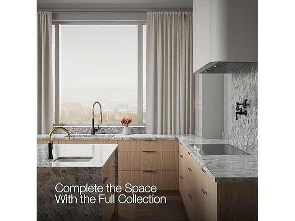 KOHLER K-23765-BMB Tone Faucet Sprayhead Black/Brass