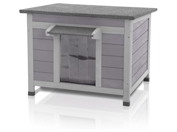 GUTINNEEN Outdoor Cat House Wooden