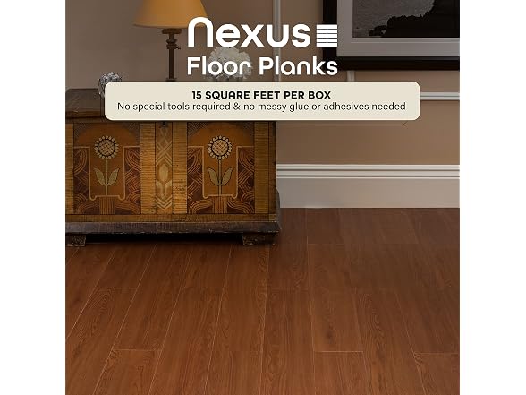 ACHIM Nexus Peel & Stick Vinyl Floor Tiles, 6
