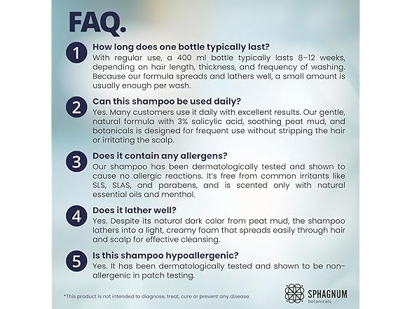 Sphagnum Psoriasis Shampoo 13.5oz