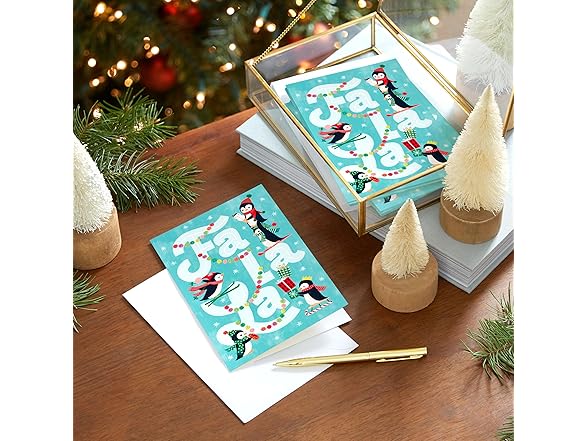 Hallmark Bulk Glittery Holiday Boxed Cards