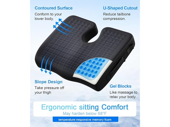 Csangpdg Wheelchair Seat Cushion Cooling